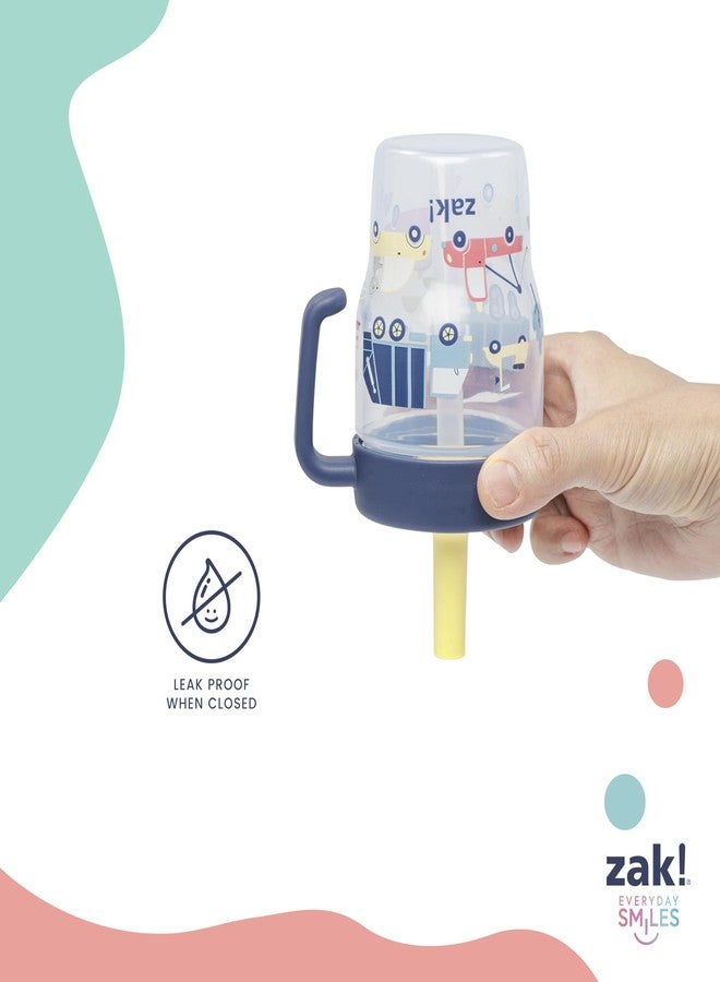 Zak Designs Bluey Capri Toddler Tumbler For Travel or At Home, 10oz 2-Pack Durable Plastic Sippy Cups With Handle and Leak-Proof Design are Perfect For Kids (Bluey and Bingo) - Image 4